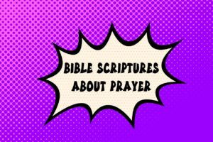 Bible scripture about prayer